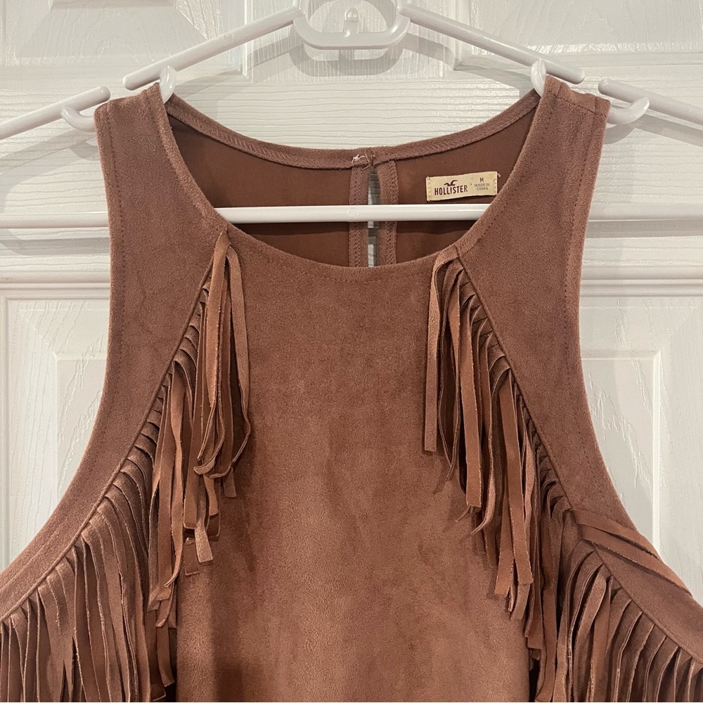 Hollister Brown Fringe Tank Top - Picture 2 of 7